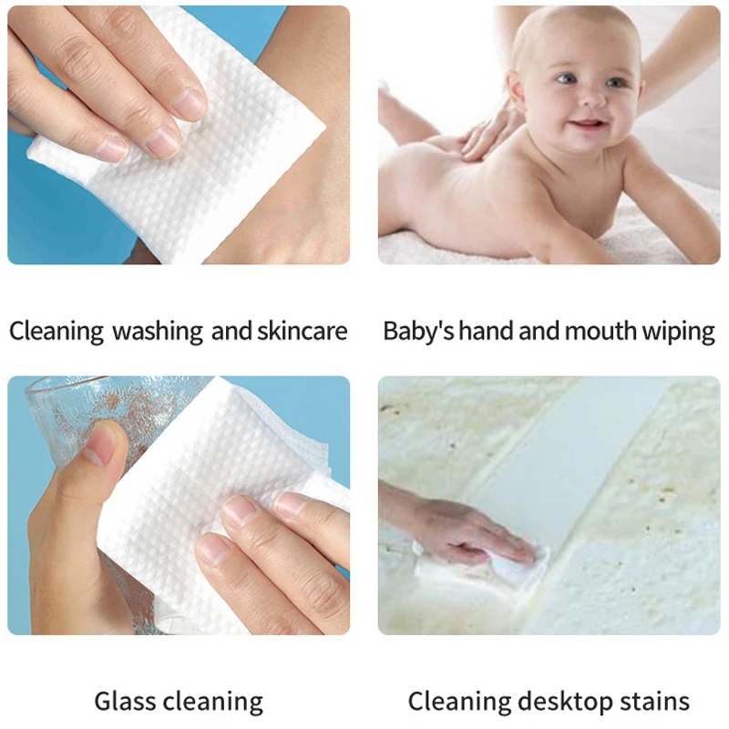 30 Pack Compressed Disposable Face Towels - Soft & Absorbent Travel Towels - Image 6