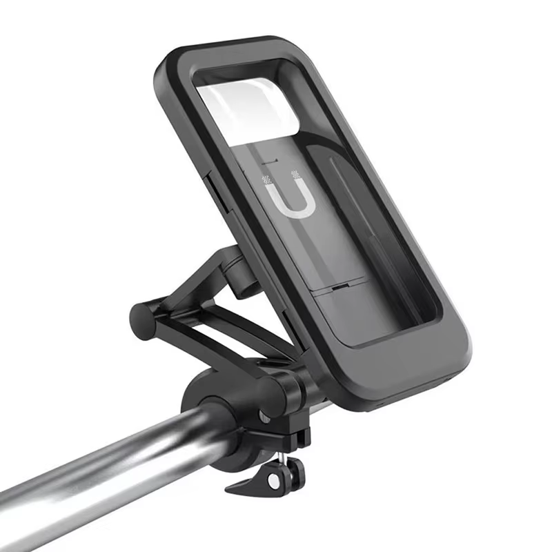iLead Motorcycle Waterproof Phone Mount Case 360° Rotating Holder for Up to 6.9" Phones - Image 2