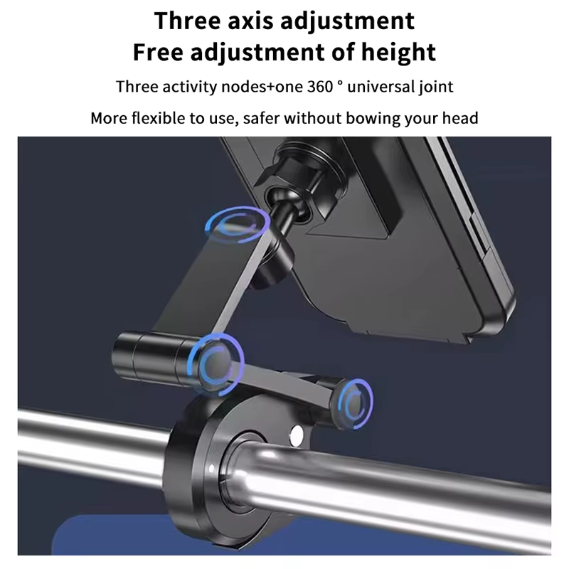iLead Motorcycle Waterproof Phone Mount Case 360° Rotating Holder for Up to 6.9" Phones - Image 9