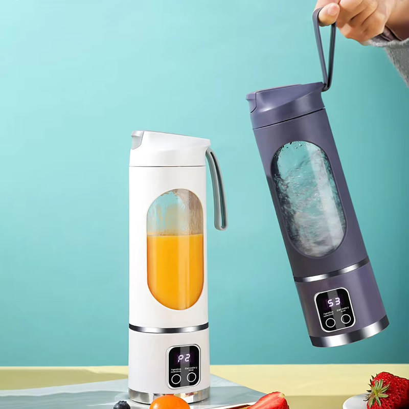iLead Portable USB Rechargeable Juicer Blender Cup 450ml 8-Blade Smoothie Maker - Image 6