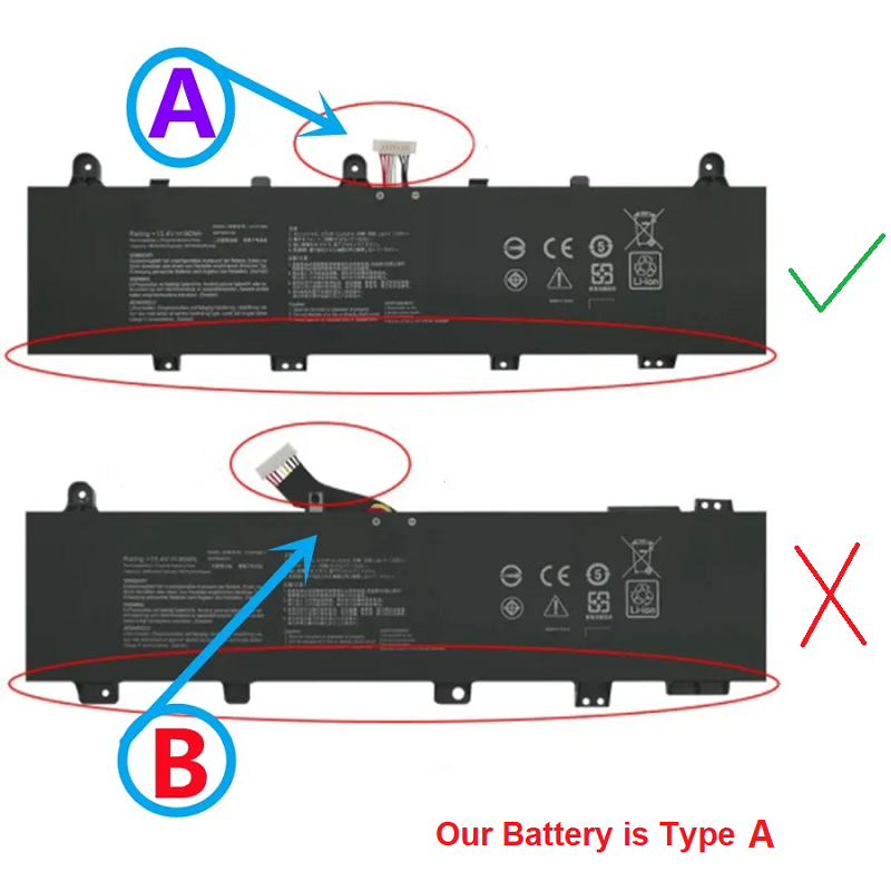 Asus OEM Laptop Battery C41N1906-1 For ASUS ROG Zephyrus, For ASUS TUF Gaming FA506 FA706I FX506 FA706 FX706 - Image 4