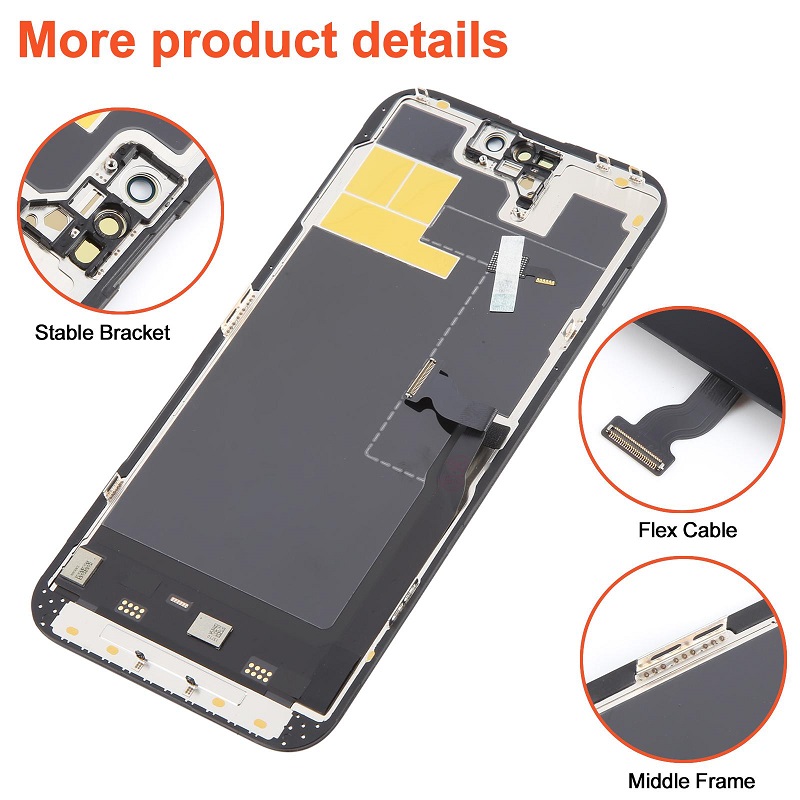 iPhone 14 Pro Max Screen Replacement Premium RJ Soft OLED Display Assembly - Image 3