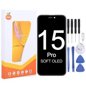 iPhone 15 PRO Replacement Premium RJ Soft OLED Display Assembly