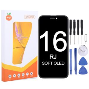 iPhone 16 Replacement Premium RJ Soft OLED Display Assembly