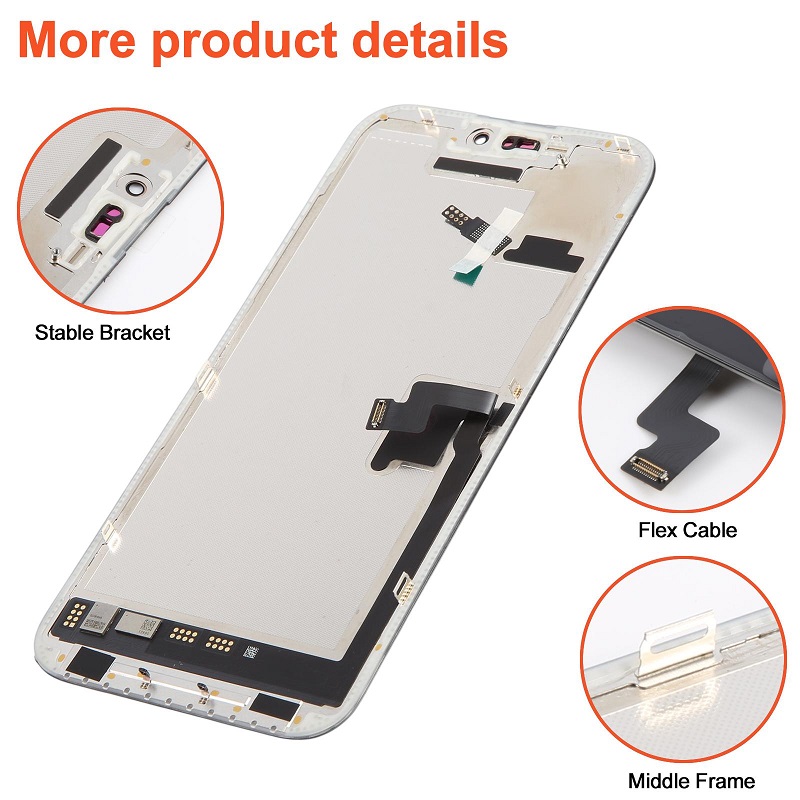 iPhone 16 Pro Max Screen Replacement Premium RJ Soft OLED Display Assembly - Image 3