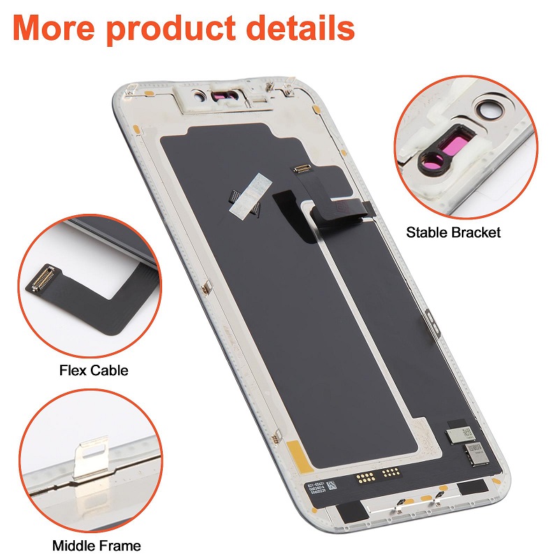 iPhone 17 Pro Max Screen Replacement Premium RJ Soft OLED Display Assembly - Image 3