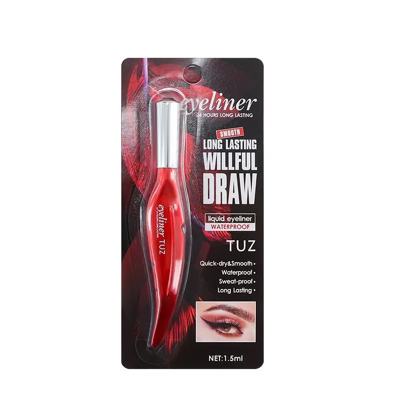 Waterproof Precision Eyeliner, Ultra-Fine Tip Long-Lasting, Black - Image 6