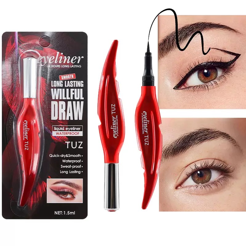 Waterproof Precision Eyeliner, Ultra-Fine Tip Long-Lasting, Black