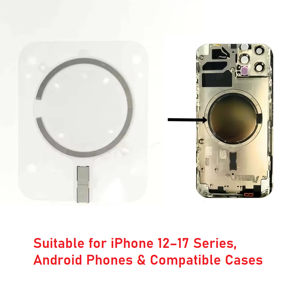 Magnetic Metal Rings - Universal Adhesive Magnetic Ring for iPhone 12–16 Series - Image 2