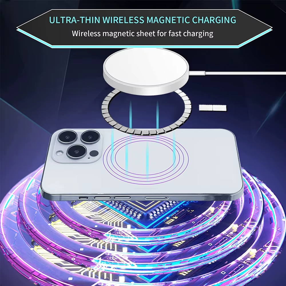 Magnetic Metal Rings - Universal Adhesive Magnetic Ring for iPhone 12–16 Series - Image 4