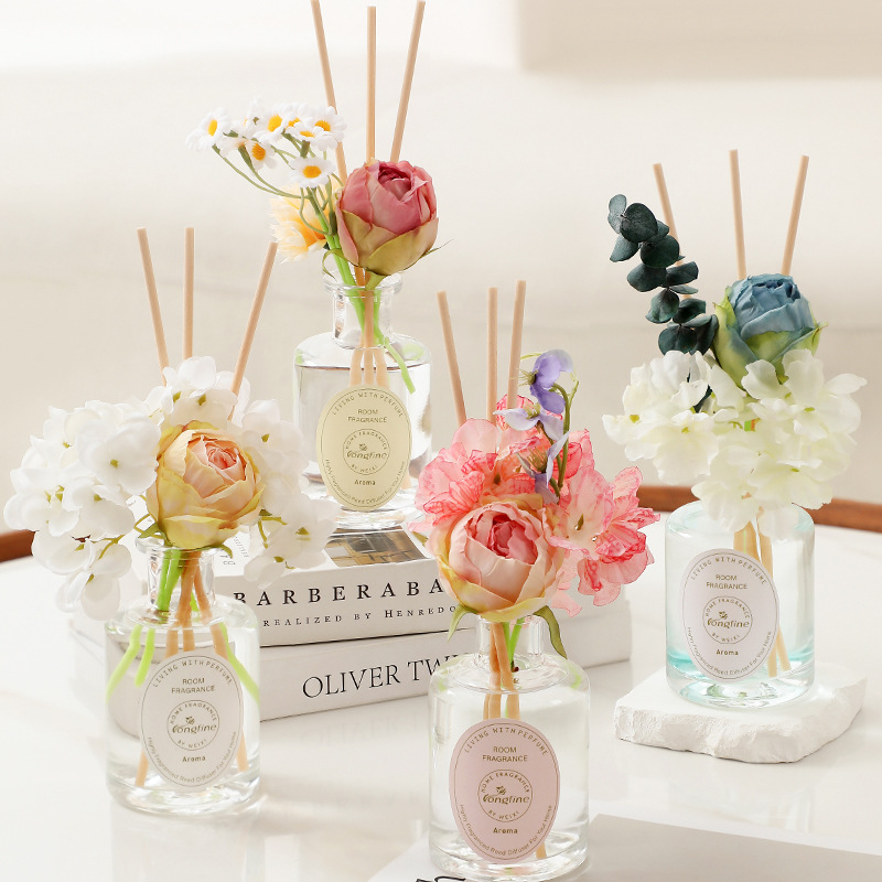 Mint Rose Sweet Floral Aromatherapy Gift Set – Flower Design Home Fragrance, Gift Box - Image 3