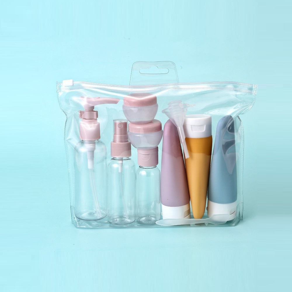 11-Piece Travel Toiletry Bottle Set – Refillable Travel Containers - Image 2