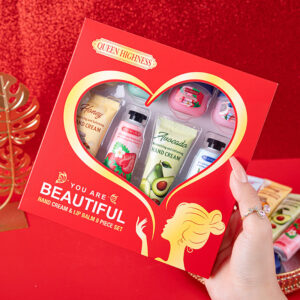QUENN HIGHNESS 8-Piece Lip Mask & Hand Cream Set – Hydrating Lip & Hand Care Gift Set
