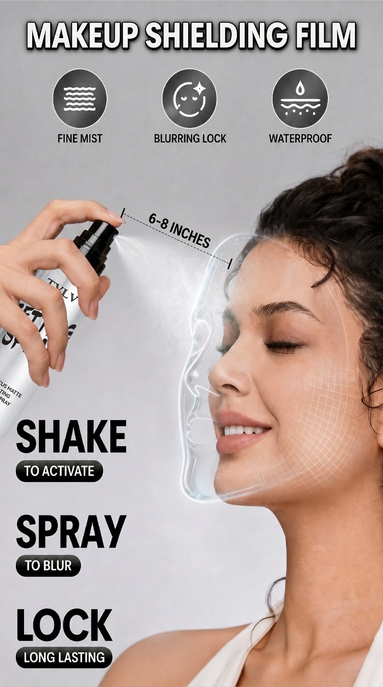 Hydrating Makeup Setting Spray – Natural Matte Finish - Image 8